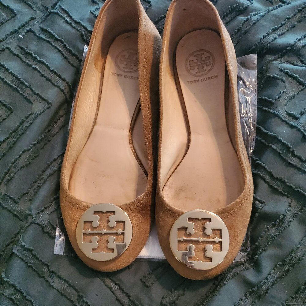 Tory Burch Tan Flats 9.5 (Authentic)